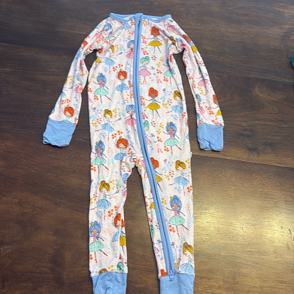 Little sleepies ballerina zippy 18-24 months